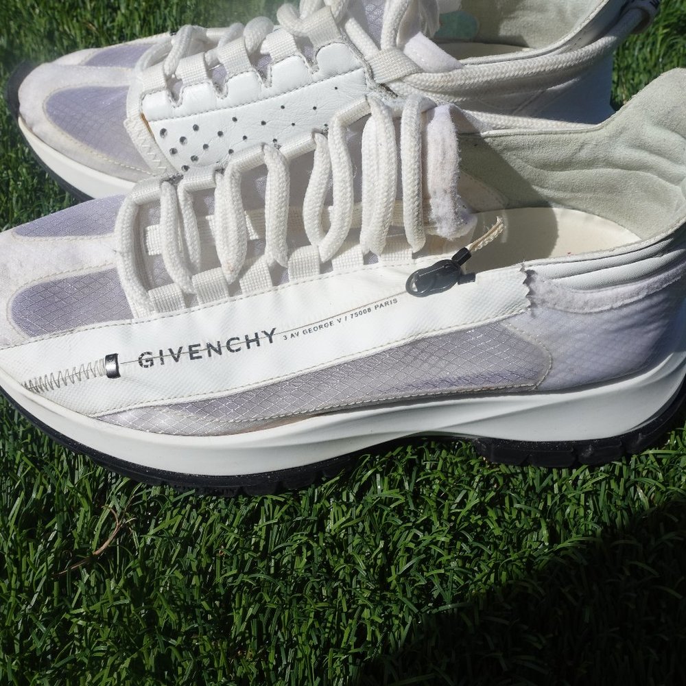 Womens Givenchy White Spectre Runner Zip Sneakers Givenchy - Picture 4 of 5
